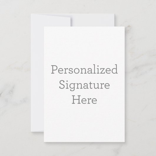 8.9 x 12.7 cm Enkele bedankkaart (Voorkant)