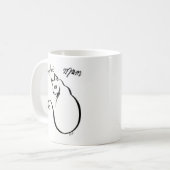 Unieke handtekening perfecte Mok voor mapetkunst (Voorkant links)