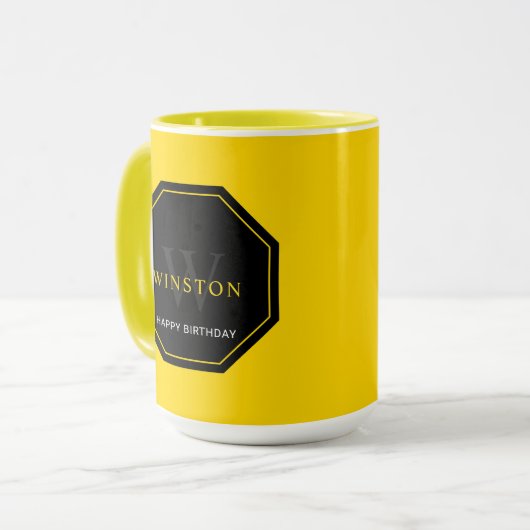 Unieke Happy Birthday Mok Perfect voor Cadeau Givi (Voorkant links)