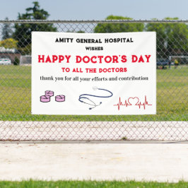 Unieke Happy Doctors-dag Spandoek