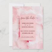 Unieke Happy Valentines Day Mrs. & Mr Foto Save The Date (Achterkant)