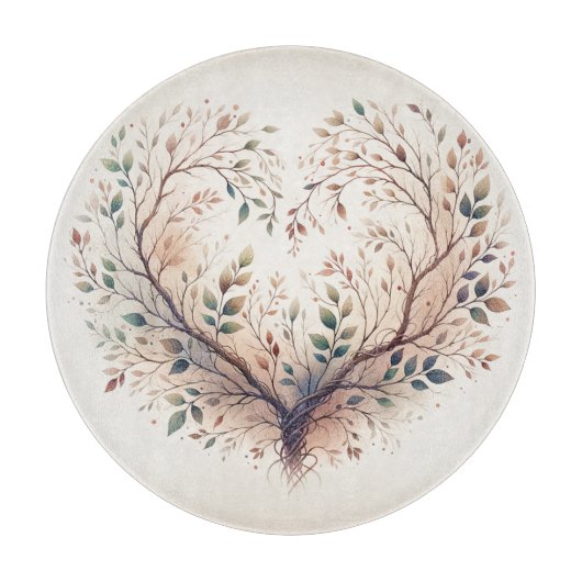 Unieke Hart Snijplank (Voorkant)