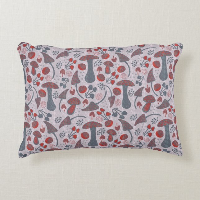 Unieke Herfst patroonstijl Accent Kussen (Voorkant)