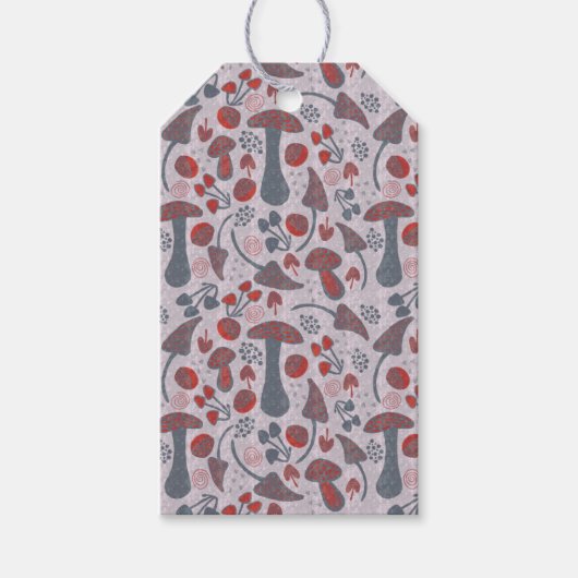 Unieke Herfst patroonstijl Cadeaulabel (Voorkant)