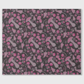 Unieke Herfst patroonstijl Cadeaupapier (Vlak)