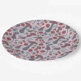 Unieke Herfst patroonstijl Papieren Bordje