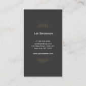 Unieke Hipster  Gentleman Frog Visitekaartje (Achterkant)