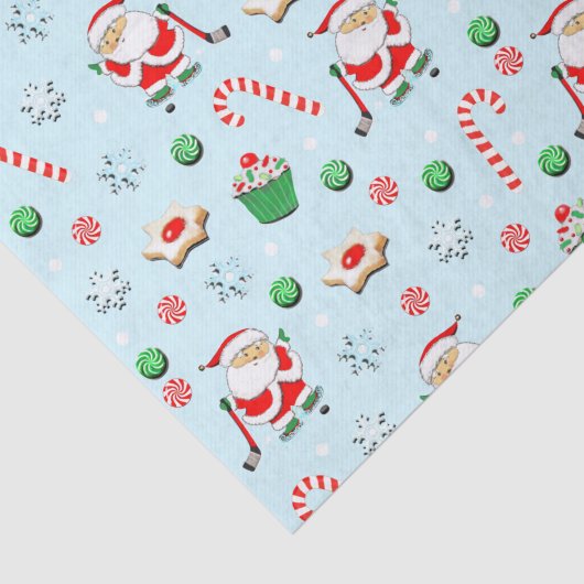 Unieke Hockey Holiday Cadeau Tissuepapier (Detail)