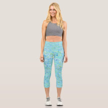 Unieke hoge taille yoga capri's