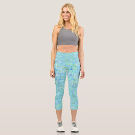 Unieke hoge taille yoga capri's