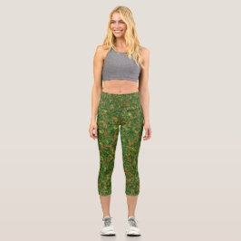 Unieke hoge taille yoga capri's