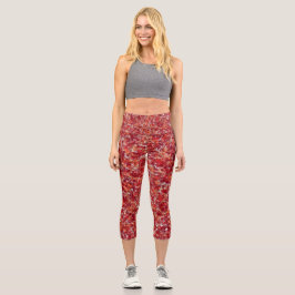 Unieke hoge taille yoga capri's