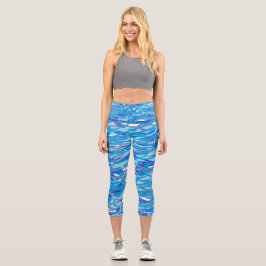 Unieke hoge taille yoga capri's