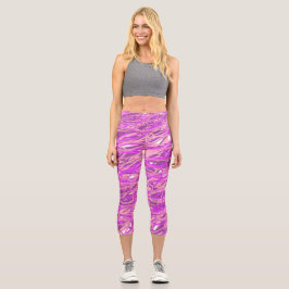 Unieke hoge taille yoga capri's
