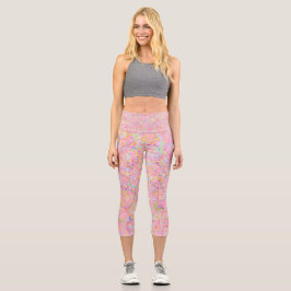 Unieke hoge taille yoga capri's