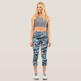 Unieke hoge taille yoga capri's