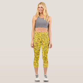Unieke hoge taille yoga capri's