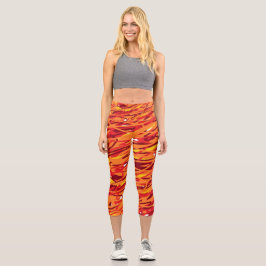 Unieke hoge taille yoga capri's
