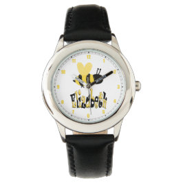 Unieke hommel doedel gepersonaliseerde tekening horloge