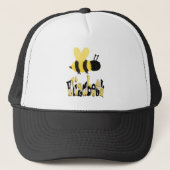 Unieke hommel doedel gepersonaliseerde tekening trucker pet (Voorkant)