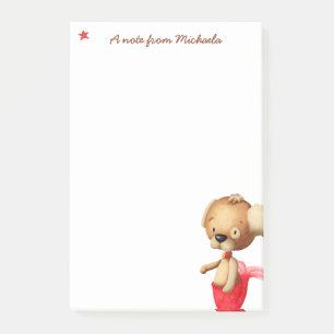 Unieke hond met zeemeerminstaart op maat post-it® notes