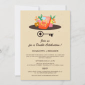 Unieke Housewarming en Engagement Party Kaart (Voorkant)