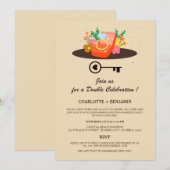 Unieke Housewarming en Engagement Party Kaart (Voorkant / Achterkant)