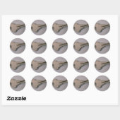 Unieke huissleutel ronde sticker (Vel)