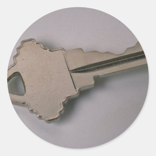 Unieke huissleutel ronde sticker (Voorkant)