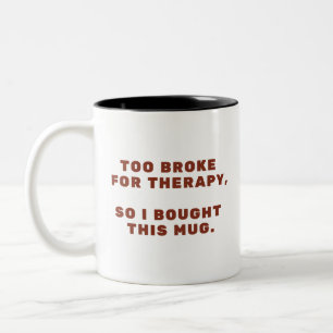 Unieke humor cadeau voor collega - Sarcastisch cit Tweekleurige Koffiemok