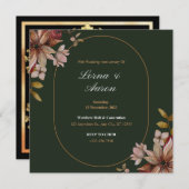 Unieke huwelijksakte kaart (Voorkant / Achterkant)