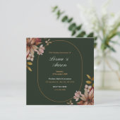 Unieke huwelijksakte kaart (Staand voorkant)