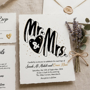 Unieke huwelijksgeschenk voor Mr en Mrs Rubberstempel