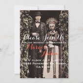 Unieke huwelijksuitnodiging, eigenzinnig,  kaart (Voorkant)