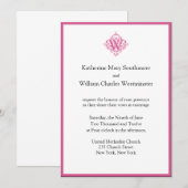 Unieke huwelijksuitnodigingen kaart (Voorkant / Achterkant)