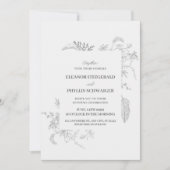 Unieke huwelijksuitnodigingen kaart (Voorkant)