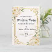 Unieke huwelijksuitnodigingen kaart (Staand voorkant)