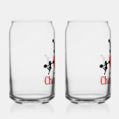 Unieke I Heart Cheerlead Blikvorm Glas (Rechts)