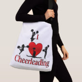 Unieke I Heart Cheerlead Crossbody Tas (Dichtbij)