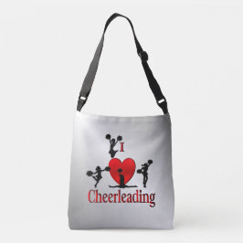 Unieke I Heart Cheerlead Crossbody Tas
