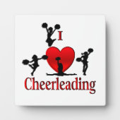Unieke I Heart Cheerlead Fotoplaat (Voorkant)