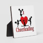 Unieke I Heart Cheerlead Fotoplaat (Voorkant)