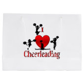 Unieke I Heart Cheerlead Groot Cadeauzakje (Achterkant)