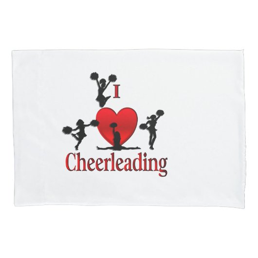 Unieke I Heart Cheerlead Kussensloop (Voorkant)