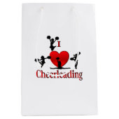 Unieke I Heart Cheerlead Medium Cadeauzakje (Voorkant)