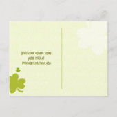 Unieke Ierse bruiloft Save the Date Aankondigingskaart (Achterkant)