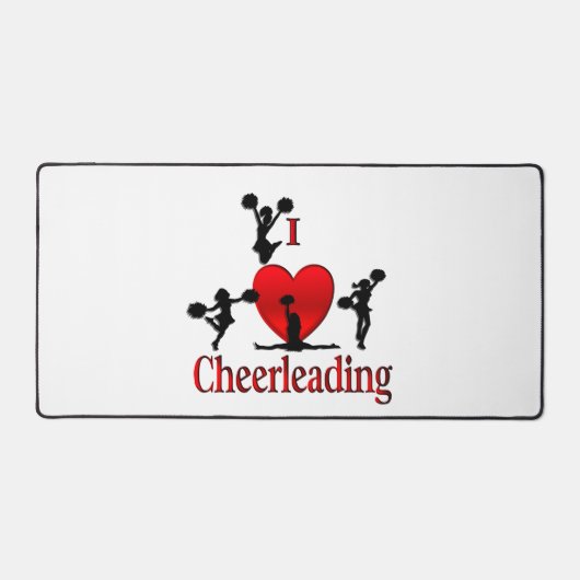 Unieke ik hou van cheerleading bureaumat (Voorkant)