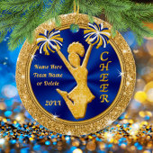 Unieke individuele kerstkerstversiering keramisch ornament