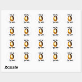 Unieke, inspirerend ronde sticker (Vel)