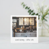 Unieke Instant Photo Restaurant Store Openen Kaart (Staand voorkant)